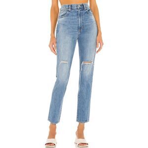 SLVRLAKE Beatnik High Rise Slim Jeans in Trouble Maker Wash